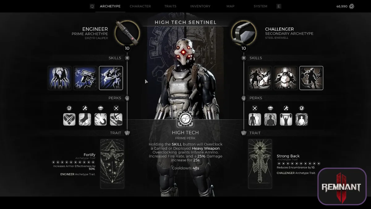 Remnant 2 Build High-Tech Sentinel