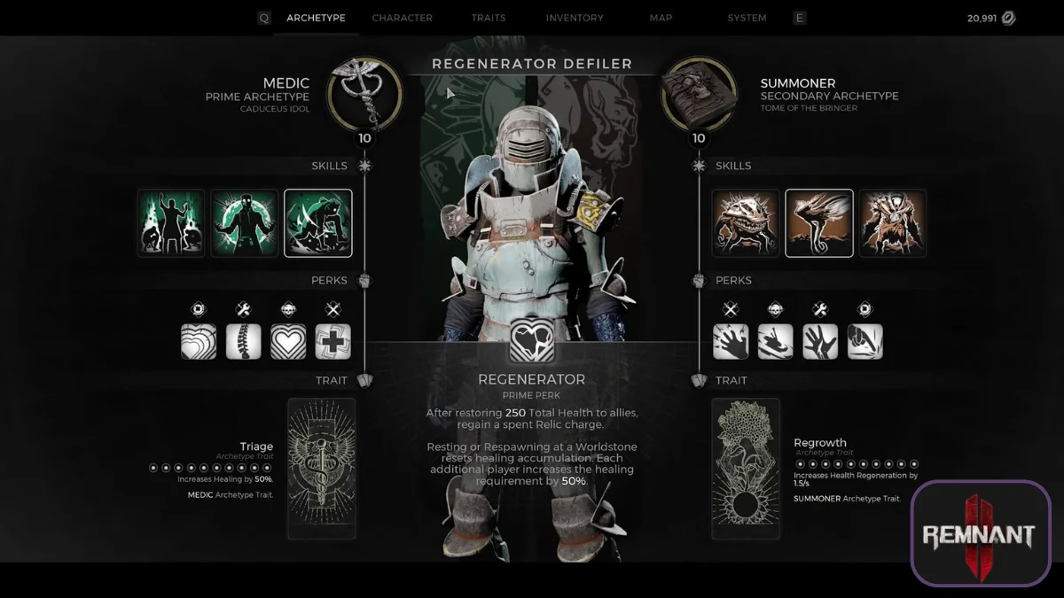 Remnant 2 Build Regenerator